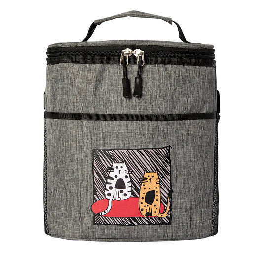 Biggdesign Cats Insulated Lunch Bag, Gray by Anti Spier