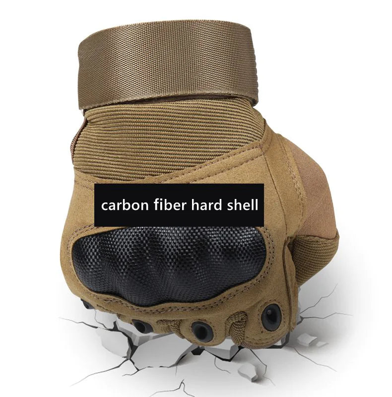 Tactical Motorcycle Motocross Full Finger Gloves Motorbike Riding Racing Mittens by Anti Spier