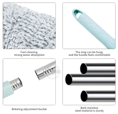 360 Hands-Free Microfiber Floor Mop by Anti Spier