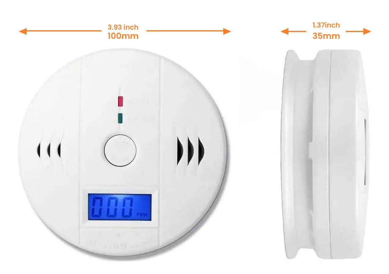 LCD Combination CO Carbon Monoxide Detector by Anti Spier