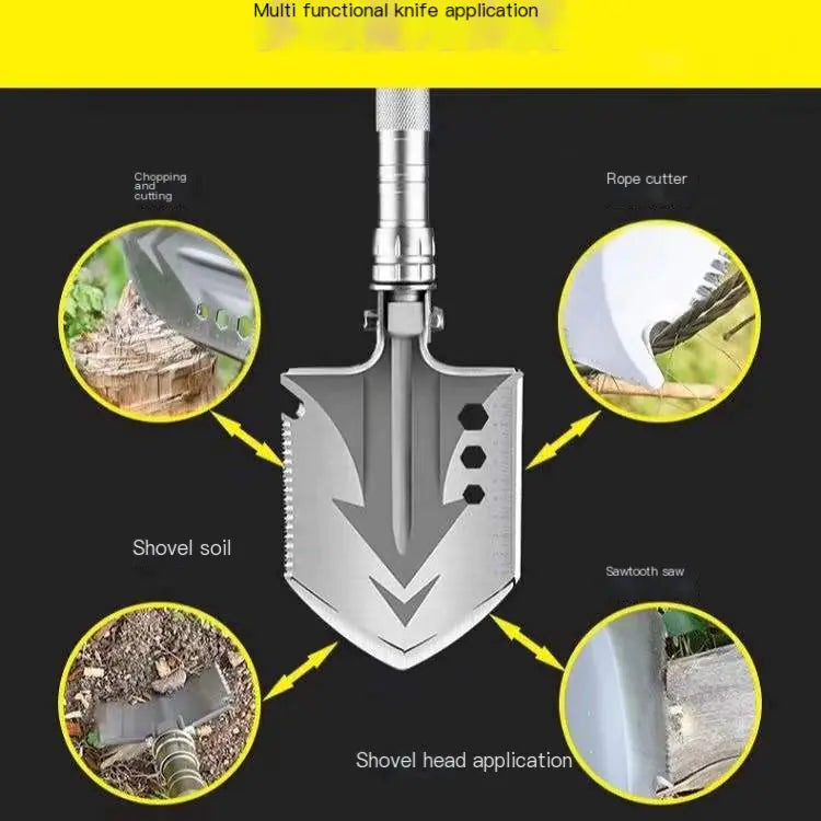 Multifunctional Folding Outdoor Military Shovel Tool by Anti Spier