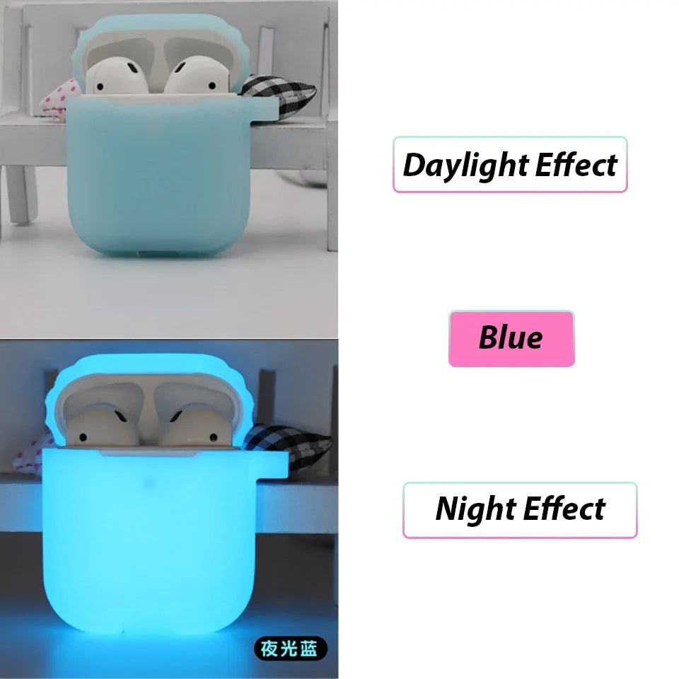 Glow-in-the-Dark Silicone Case for Apple AirPods Pro: Shockproof Protection by Anti Spier