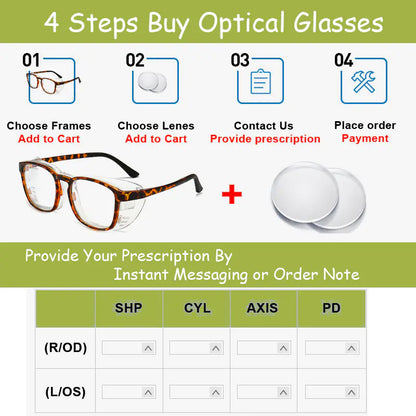 Moisture-Proof Blue Light Blocking Glasses with Prescription Frame by Anti Spier
