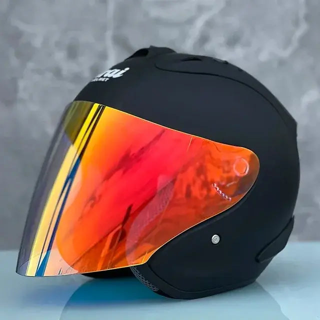 Ultralight Safety Motorcycle Helmet with Integrated Light by Anti Spier