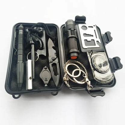 Survival Tool Set for Outdoor Emergency and Travel by Anti Spier