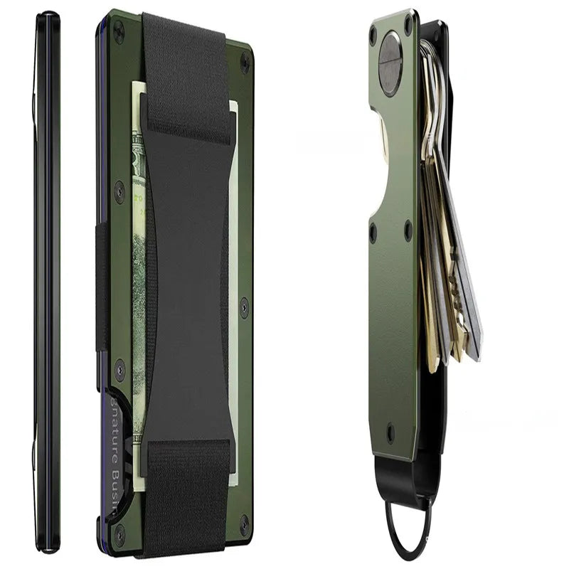New Metal Card Bag Carbon Fiber Wallet Wallet RFID Anti-theft Swiping Blocking Technology by Anti Spier