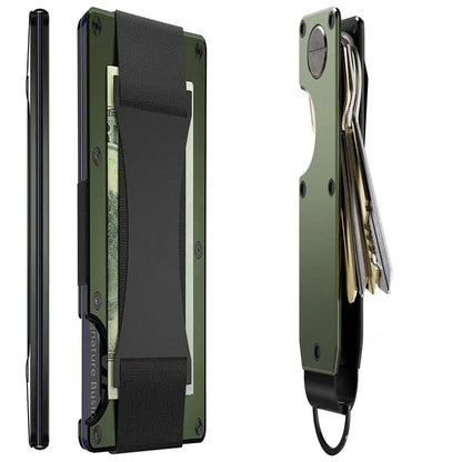 New Metal Card Bag Carbon Fiber Wallet Wallet RFID Anti-theft Swiping Blocking Technology by Anti Spier
