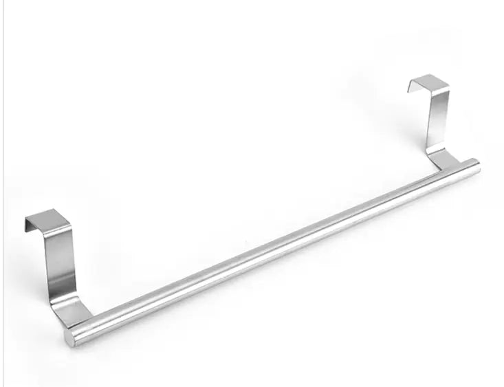 Stainless Steel Single Rod Towel Rack for Cabinet Doors by Anti Spier