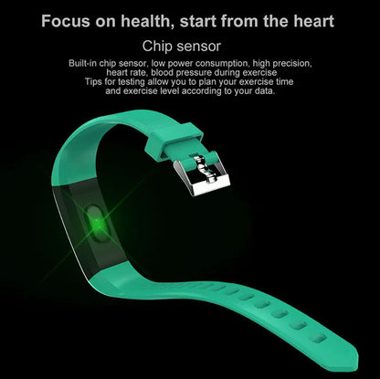 Fitness Smart Watch Activity Tracker Heart Rate For Women Men Oxygen BP Monitor by Anti Spier