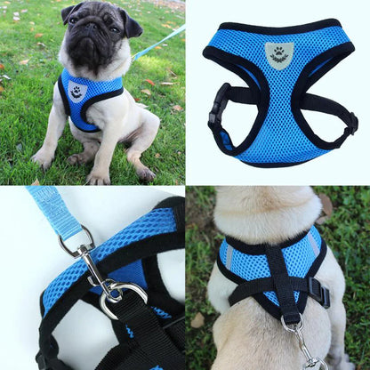 Cat Dog Pet Harness Adjustable Control Vest Dogs Reflective S M L XL Leash by Anti Spier