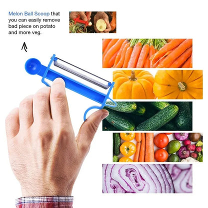 Magic Trio Peeler, Slicer and Shredder by Anti Spier