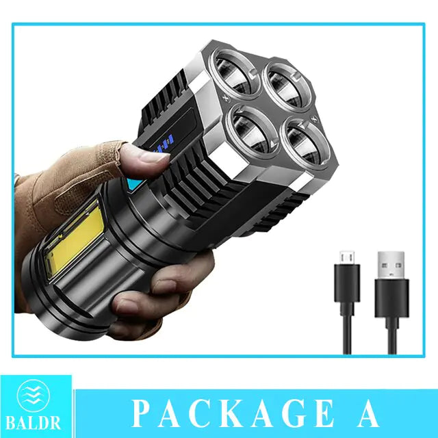 Multi-Functional Bright Flashlight by Anti Spier