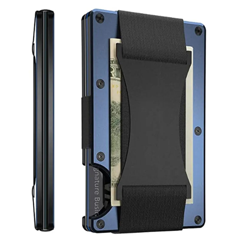 New Metal Card Bag Carbon Fiber Wallet Wallet RFID Anti-theft Swiping Blocking Technology by Anti Spier