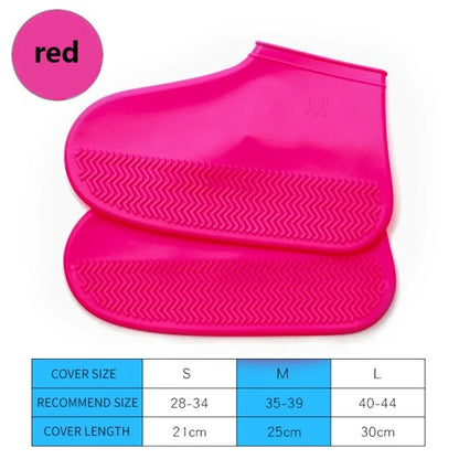 Waterproof Shoe Cover Silicone Boots by Anti Spier