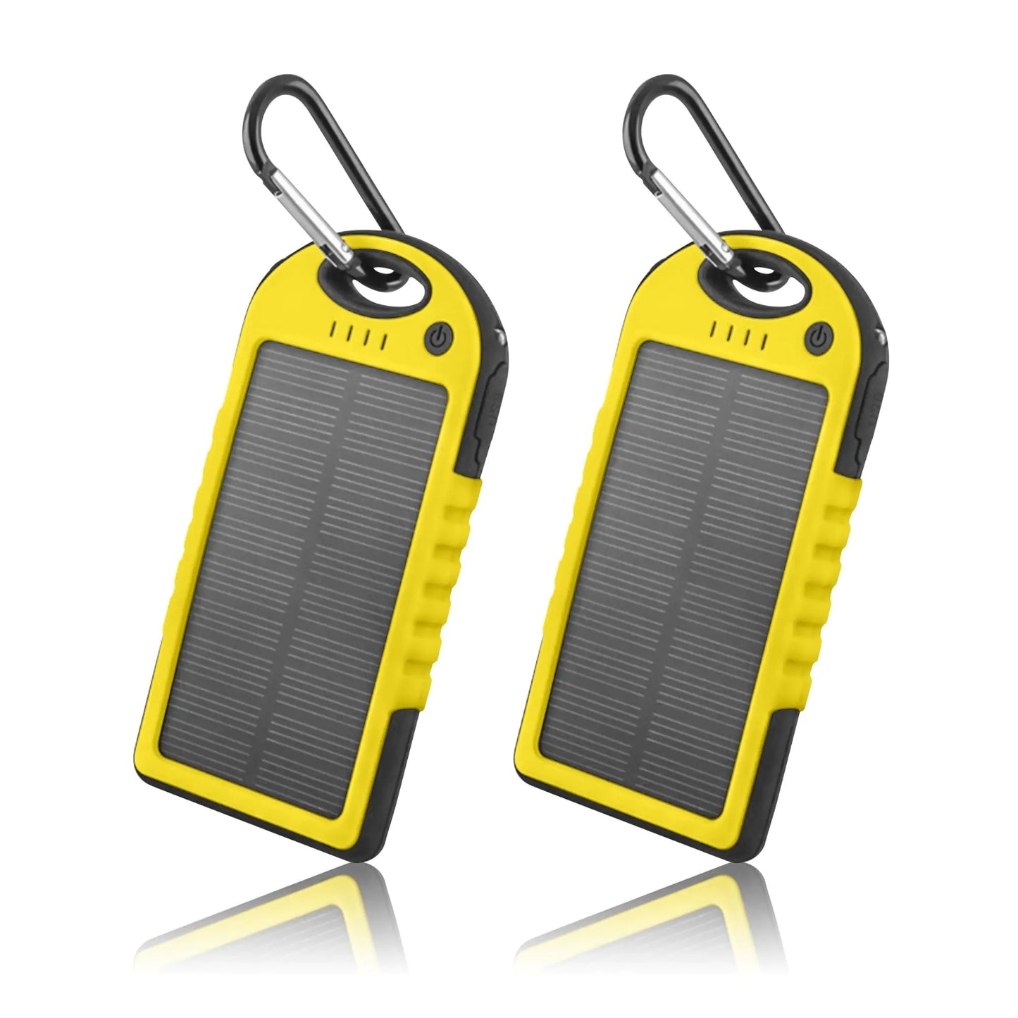 5000mAh Solar Power Bank Phone Charger (2-Pack) by Anti Spier