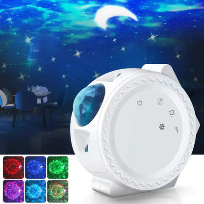 Alexa Compatible Laser Projector w/LED Nebula Cloud for Game Rooms, Home Theater, or Night Light Ambiance by Anti Spier