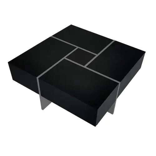 Unique Design Coffee Table With 4 Hidden Storage Compartments by Anti Spier