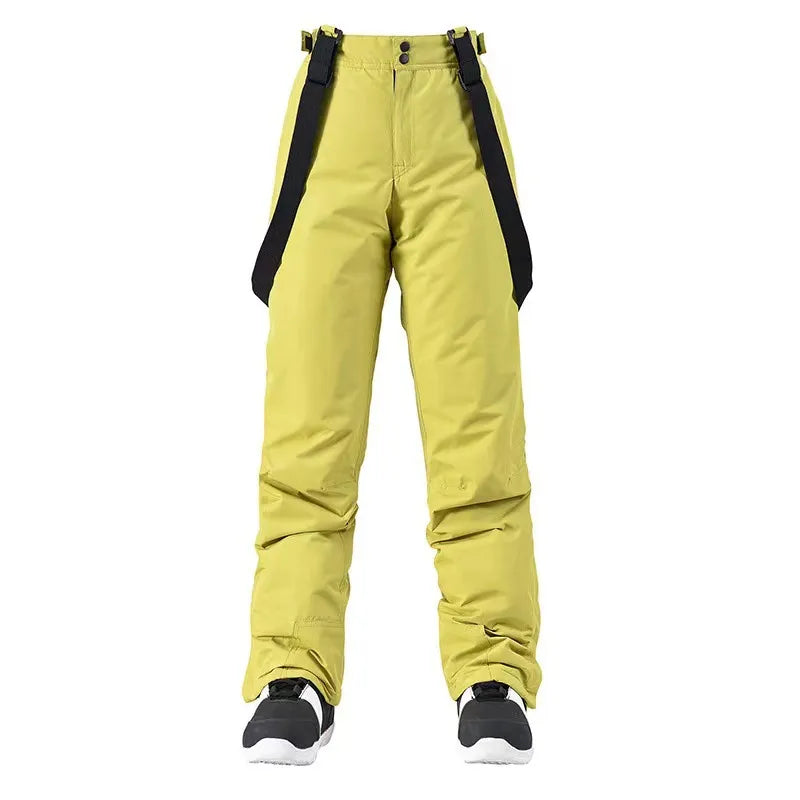 Windproof Waterproof Ski Pants with Detachable Elastic Waist by Anti Spier