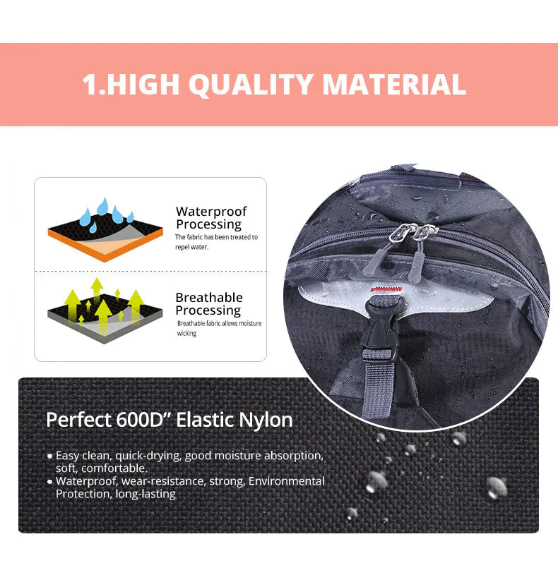 40L Men Women Travel Backpack Rucksack Camping Laptop Hiking School Book Bag USA by Anti Spier