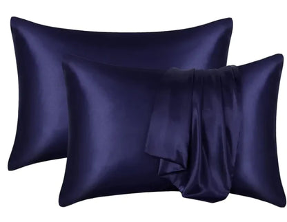 Silk-like Solid Color Pillowcase by Anti Spier