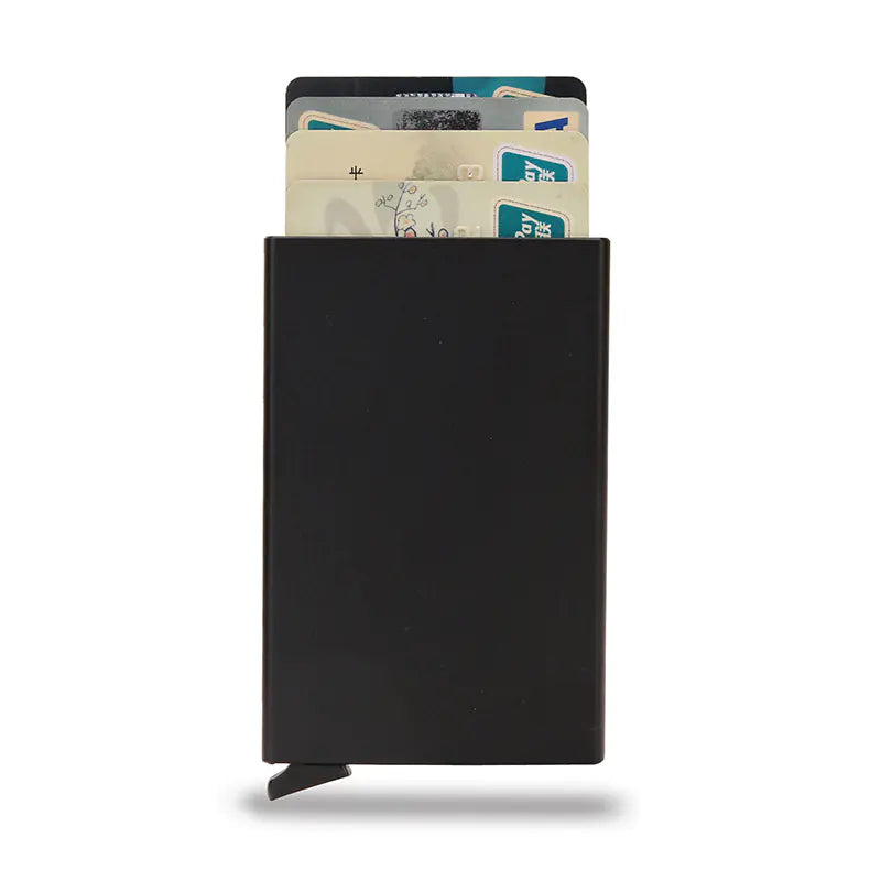 Anti-Magnetic Aluminum RFID Card Holder Wallet by Anti Spier