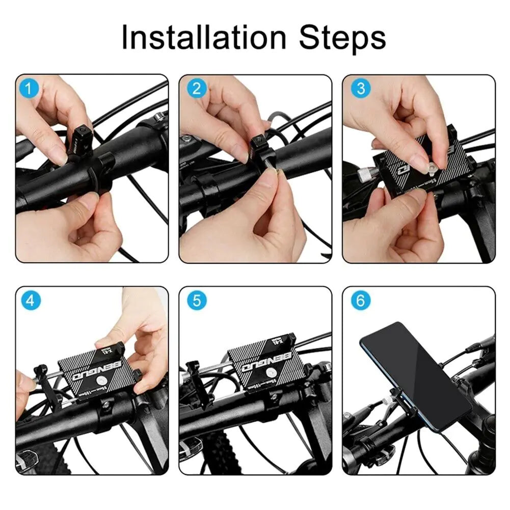 Aluminum Motorcycle Bike Bicycle Holder Mount Handlebar For Cell Phone GPS US by Anti Spier