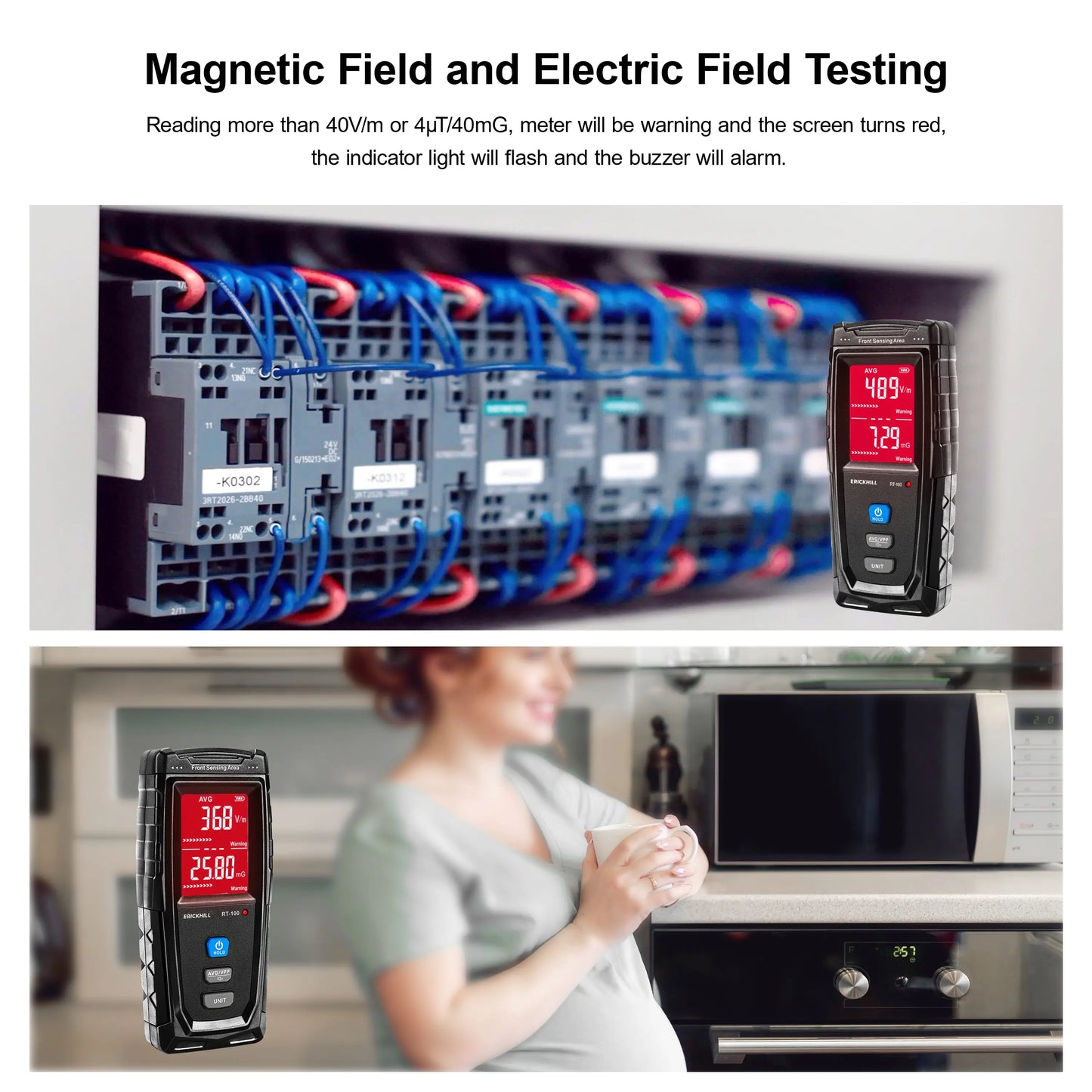 Electromagnetic Field Radiation Detector Tester by Anti Spier