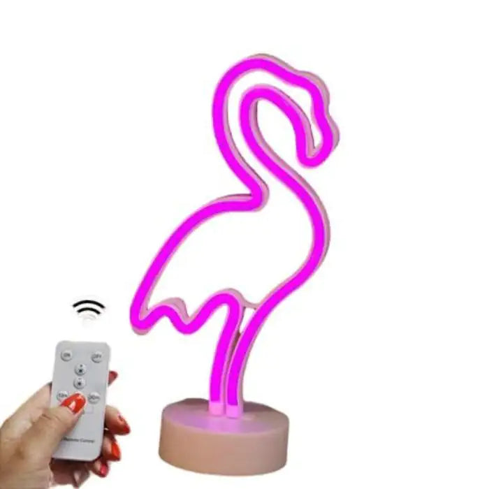 Tropical Nights Neon Deco Lights With Remote Control by Anti Spier