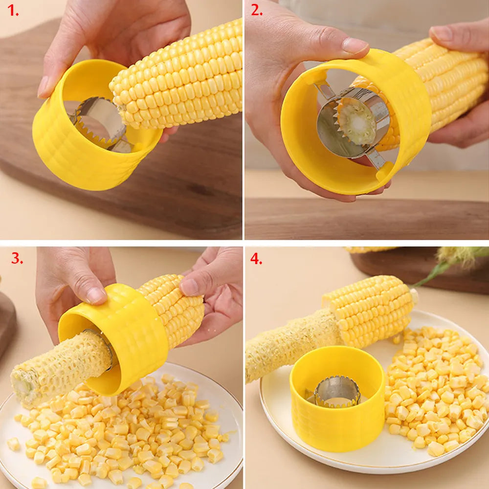 Corn Stripper Peeler Cob Cutter by Anti Spier