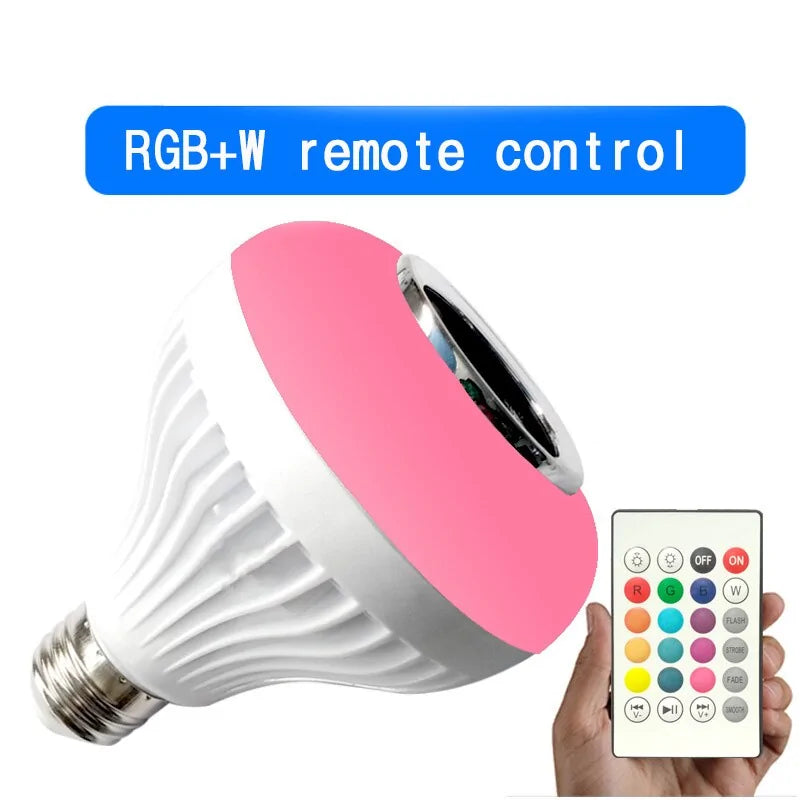 LED Bulb RGB Light Wireless Bluetooth Audio Speaker by Anti Spier