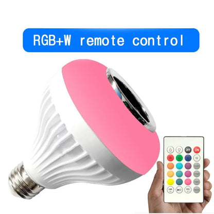 LED Bulb RGB Light Wireless Bluetooth Audio Speaker by Anti Spier