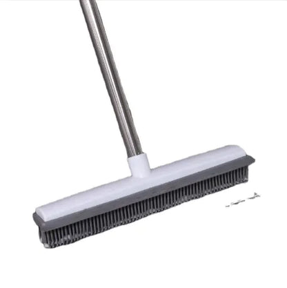 Pet Hair Remover Rubber Broom with Carpet Rake by Anti Spier