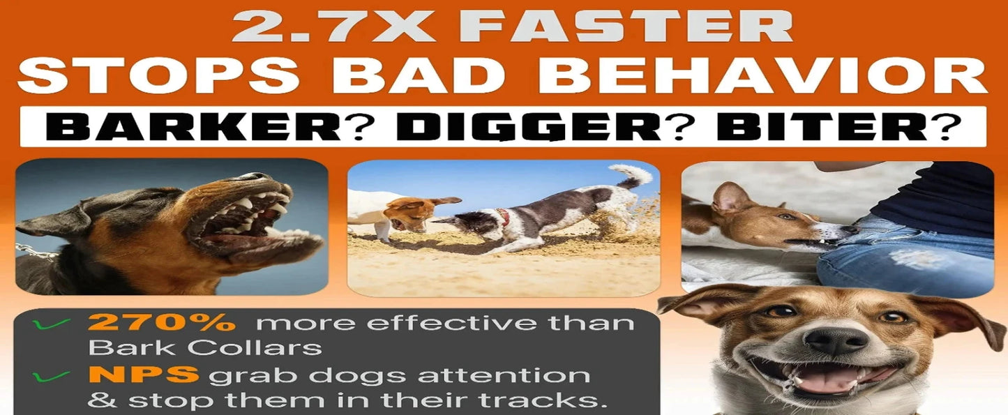 Dog Bark Deterrent Device Stops Bad Behavior No Need Yell Long Range Ultrasonic by Anti Spier
