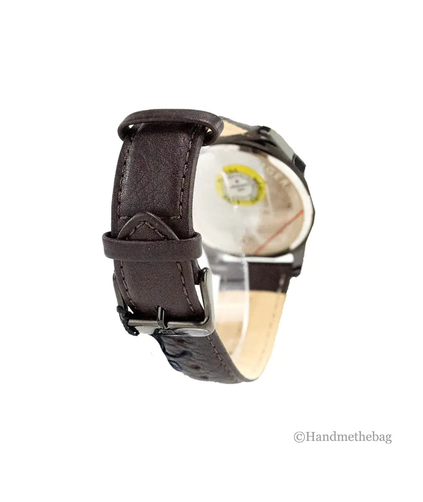 Tommy Hilfiger The Essentials Brown Strap Grey Dial Watch by Anti Spier
