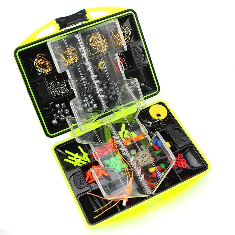 184 pcs Outdoor Fishing Accessories Box Set by Anti Spier