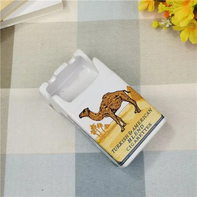 Retro Ceramic Cigarette Case Ashtray by Anti Spier