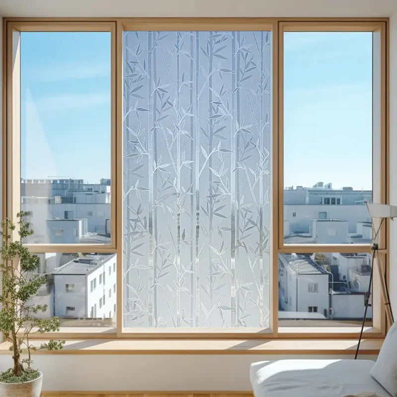 Static Cling Window Film - Frosted 3D Decorative Vinyl by Anti Spier