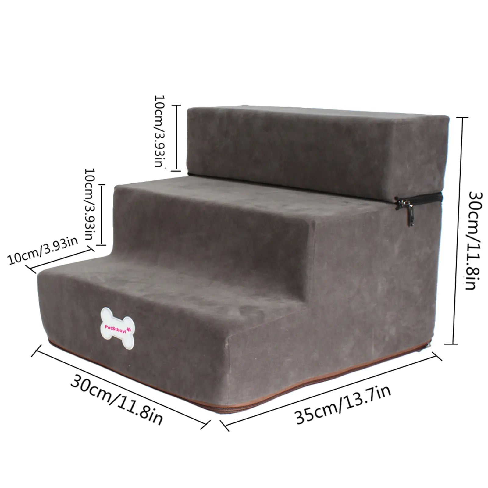 Foldable Anti-Slip Dogs Bed Stairs by Anti Spier