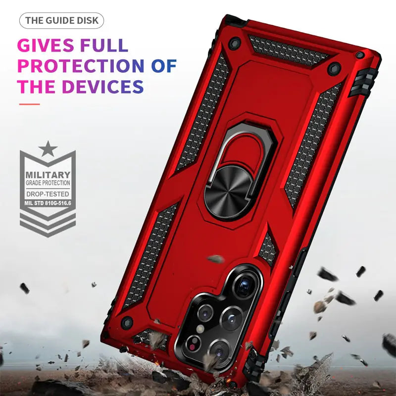 Shockproof Armour Case for Samsung Galaxy - Heavy Duty Drop Protection by Anti Spier