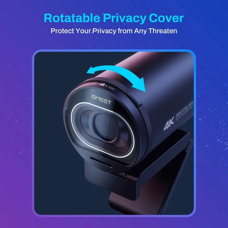 Ultra-clear 4K Live Broadcast Computer Camera by Anti Spier