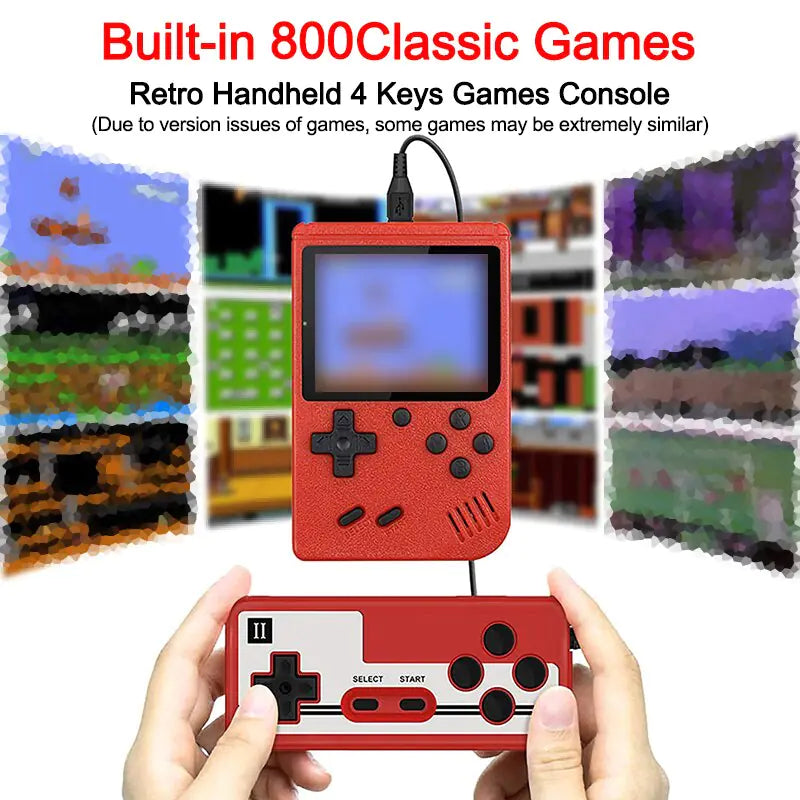 Handheld Game Console Built-In 800 Classic Games by Anti Spier