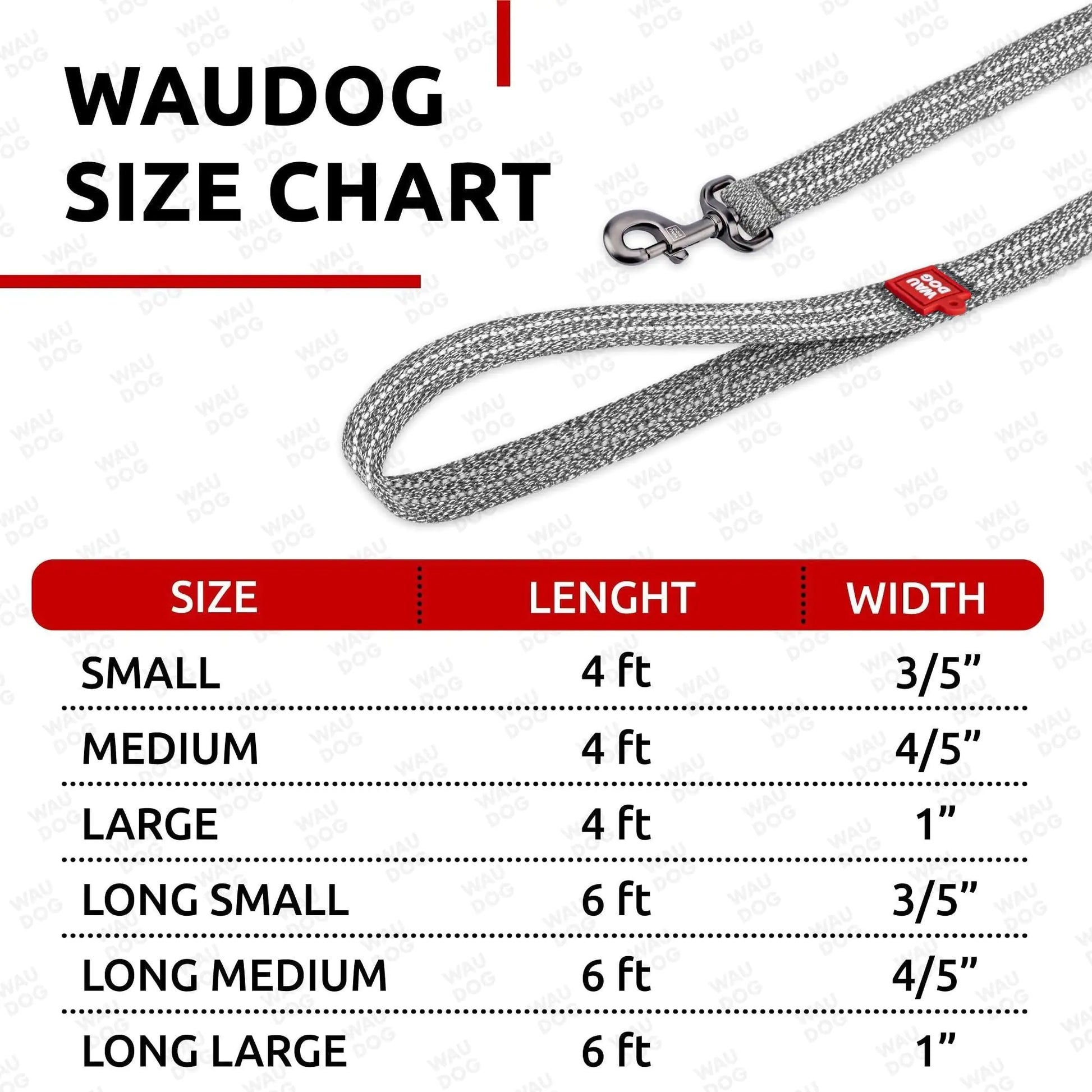 Recycled Cotton Dog Leash 3/5 inch x 6 Ft Eco Friendly for Small Medium Large by Anti Spier