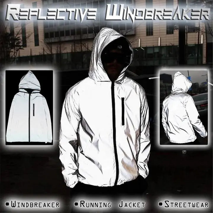 FashionFad Reflective Windbreaker by Anti Spier
