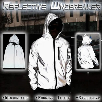FashionFad Reflective Windbreaker by Anti Spier