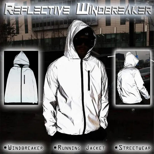 FashionFad Reflective Windbreaker by Anti Spier