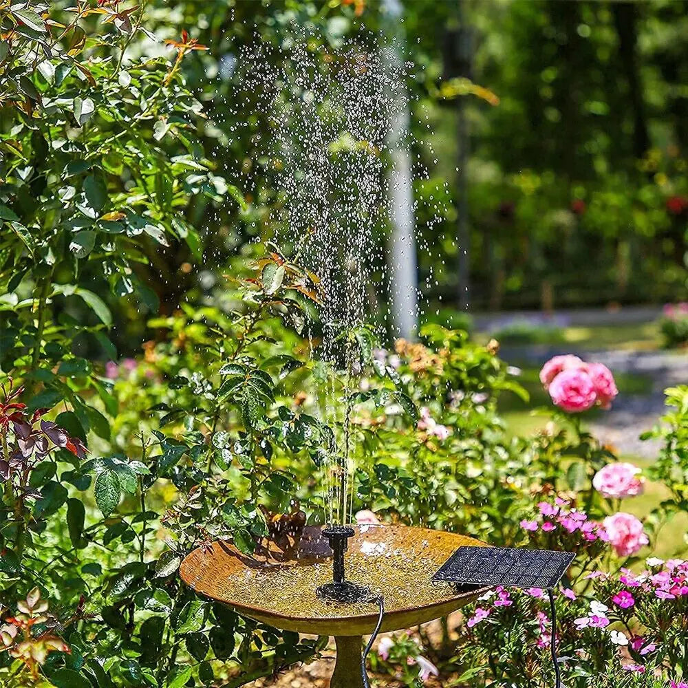Solar Power Fountain Submersible Floating Water Pump Bird Bath Pond Garden Pool by Anti Spier