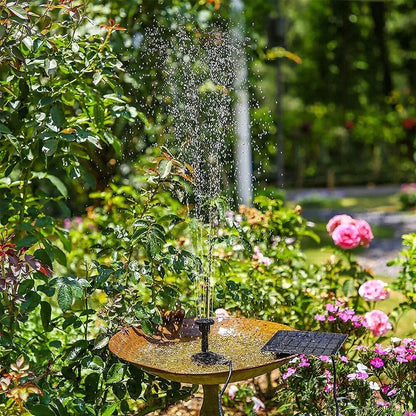 Solar Power Fountain Submersible Floating Water Pump Bird Bath Pond Garden Pool by Anti Spier