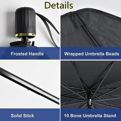57" Car Windshield Sun Shade Foldable Umbrella Front Window Cover Visor Umbrella by Anti Spier