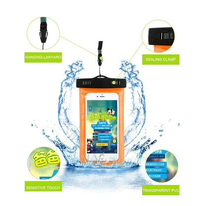 3 Pack Waterproof Floating Cell Phone Pouch Dry Bag Case Cover For Phone Samsung by Anti Spier