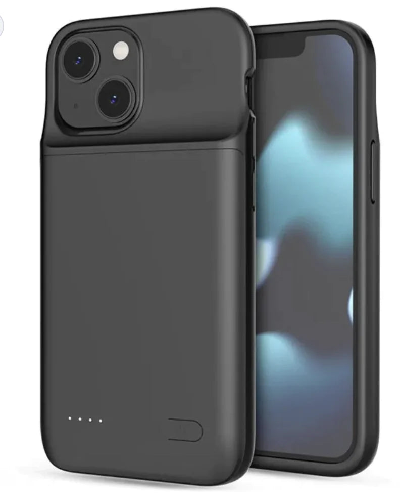 6800mAh Slim Battery Charger Case for iPhone 11-15 Pro Max & XR/XS by Anti Spier